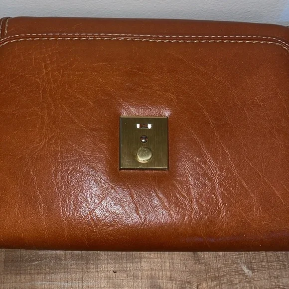 Braciano Original Brown Leather Envelope Clutch - Picture 6 of 6